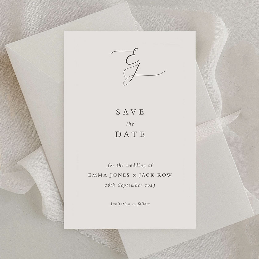 Elegant Save The Date Card